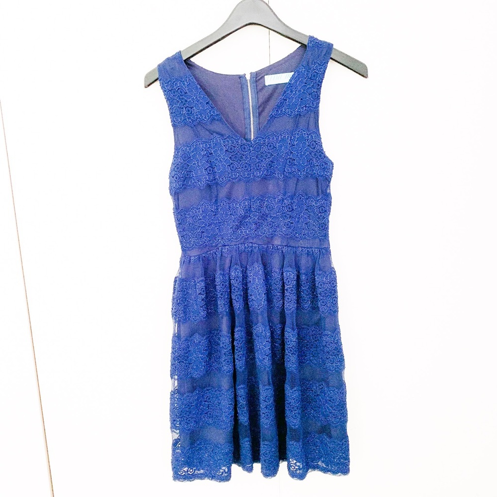 Blue dress